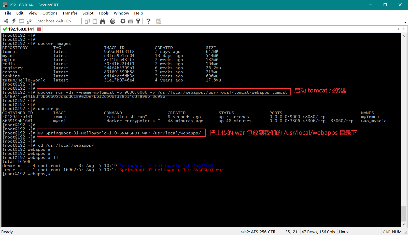 启动 Tomcat 服务器